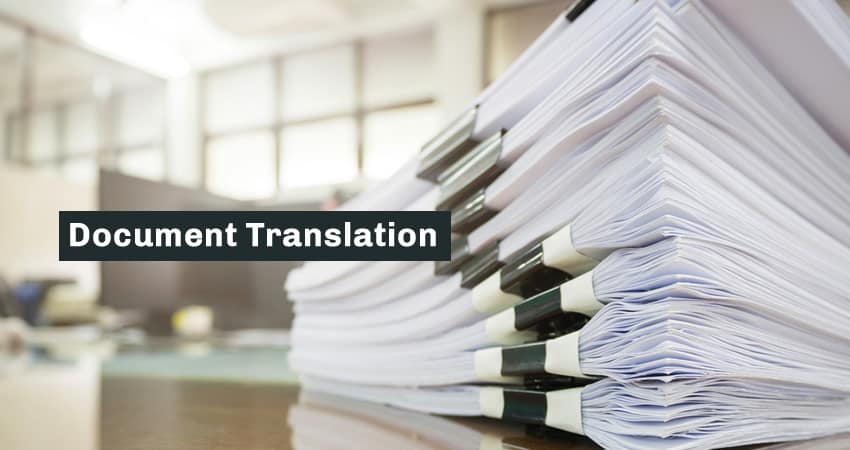 Document translation 5 documents translation services